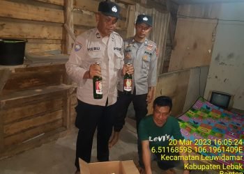 Polsek Leuwidamar Polres Lebak Laksanakan Ops Imbangan Tahun 2023 di Wilayah Hukum Polsek Leuwidamar