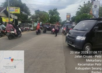 Strong Point Dalam Wujud Nyata Kehadiran Anggota Polsek Petir Polres Serang Ditengah Masyarakat