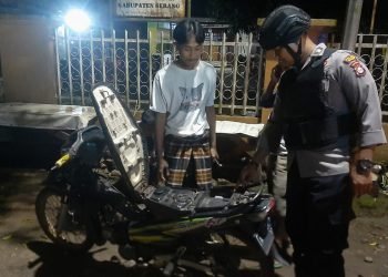 Blue Light Patrol Samapta Polsek Petir Polres Serang Melaksanakan Patroli Dialogis KRYD
