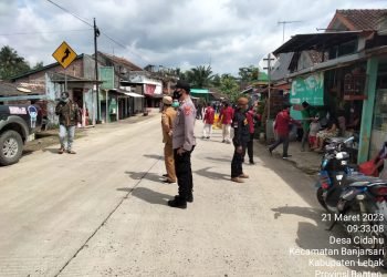 Polsek Banjarsari Polres Lebak Laksanakan Kegiatan Ops Pekat Maung Imbangan 2023