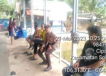 Bhabinkamtibmas Polsek Sobang Polres Lebak Sambangi warga di Desa Binaan