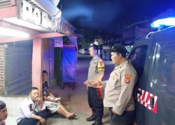 Berikan Rasa Aman,Personil Polsek Ciwandan Polres Cilegon Polda Banten Tingkatkan Blue Light Patrol
