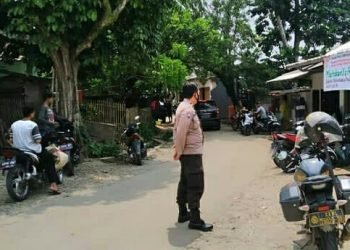 Personil Polsek Leuwidamar Polres Lebak Jelang Berbuka Puasa, Patroli Sore Hari di wilayah hukum Polsek Leuwidamar