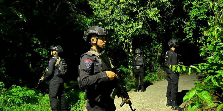 Satbrimob Polda Banten Laksanakan Pengamanan Kunjungan Kerja Wapres RI di Tanara