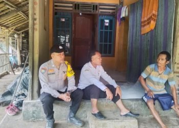 Sambung Rasa Bareng Warga Masyarakat, Upaya Personel Bhabinkamtibmas Polsek Mancak Polres Cilegon Polda Banten Ciptakan Harkamtibmas Kondusif