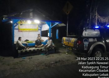 Kapolsek Cibadak Polres Lebak Laksanakan Program Kapolres Lebak “Lebak Ngariung”Kampung Suka Maju