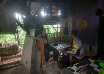 Silaturahmi ke Warga, Bhabinmas Polsek Muncang Polres Lebak, Sambang Ke Desa Cibareno