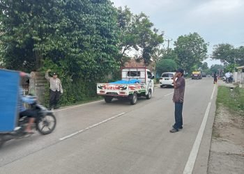 Untuk Menciptakan Rasa Nyaman Bagi Masyarakat Dipasar Sore Takjil, Wujud Nyata Kehadiran Polsek Petir Polres Serang