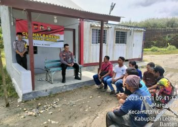 Program Kapolri Curhat Bareng Kapolsek Cimarga Polres Lebak