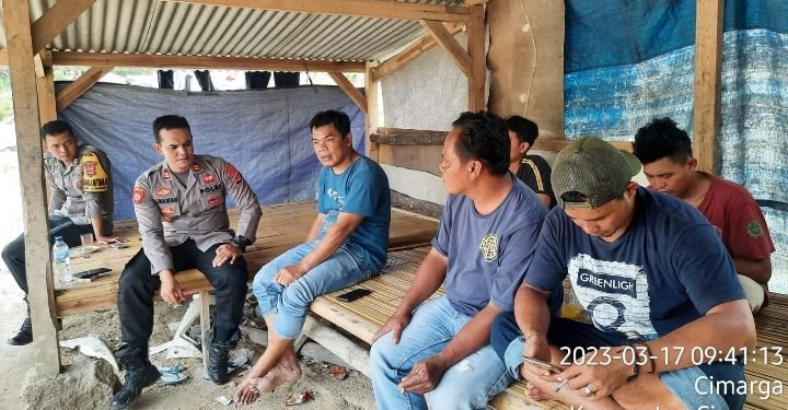 Program Kapolri Curhat Bareng Kapolsek Cimarga Polres Lebak
