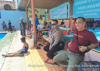 Bhabinkamtibmas Polsek Rangkasbitung Polres Lebak Laksanakan Giat Patroli Dan Sambang