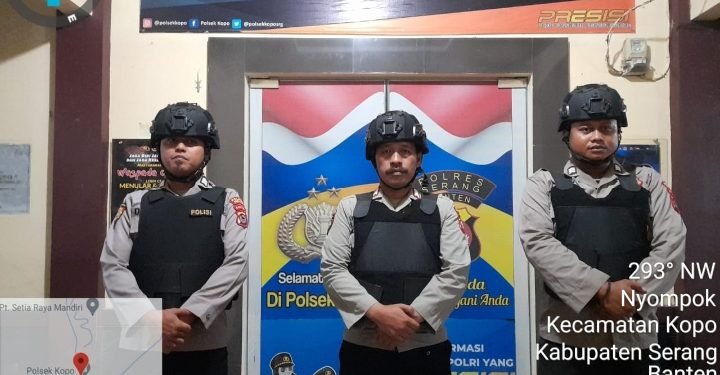 Dilengkapi Body System, Penjagaan Mako Polsek Kopo Polres Serang Dalam Sispam Mako
