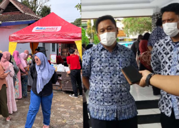 Jelang Ramadhan 1444H Dinas Perindustrian dan Perdagangan Kabupaten Lebak Menggelar Pasar Murah di 4 Kecamatan