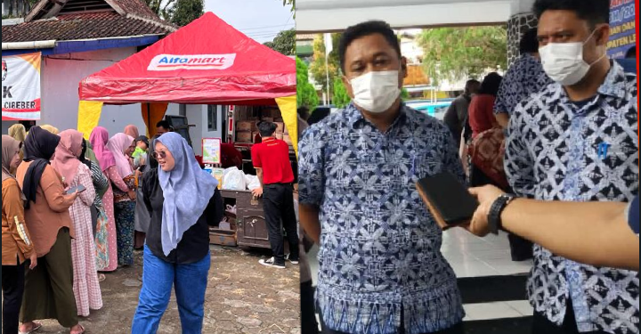 Jelang Ramadhan 1444H Dinas Perindustrian dan Perdagangan Kabupaten Lebak Menggelar Pasar Murah di 4 Kecamatan
