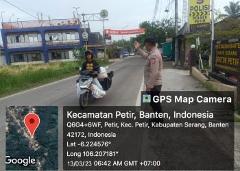 Strong Point Dalam Wujud Nyata Kehadiran Anggota Polsek Petir Polres Serang Ditengah Masyarakat