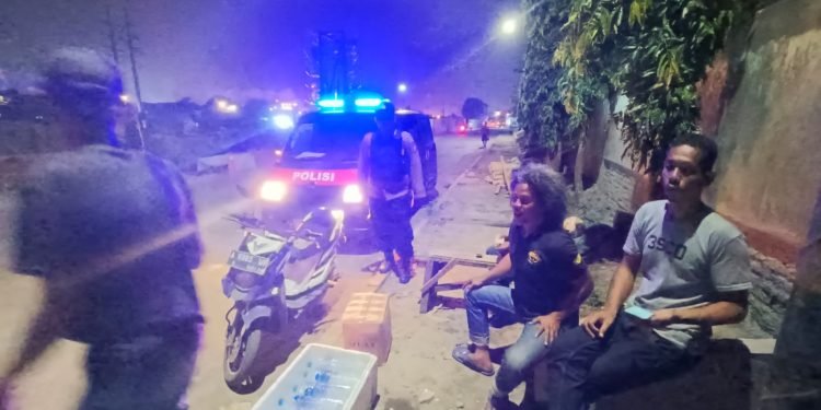 Patroli Sampai Pagi,Personil Polsek Ciwandan Polres Cilegon Polda Banten Tingkatkan Blue Light Patrol