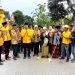 Kapolsek Petir Melaksanakan Pengamanan Kunjungan dan Silaturahmi Bakal Calon Gubernur Banten dari Partai Golkar di Wilayah Kecamatan Tunjung Teja