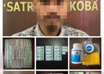Satresnarkoba Polres Pandeglang Amankan Pengedar Obat Terlarang