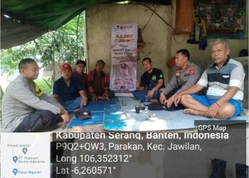 Jumat Curhat, Polsek Jawilan Polres Serang Tampung Keluhan Masyarakat di Desa Kareo