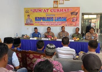 Jum’at Curhat, Kapolres Lebak Terima Keluh Kesah dari Apdesi dan Warga Masyarakat Kecamatan Warunggunung