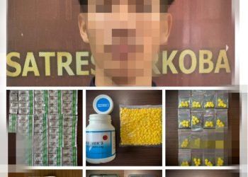 Polres Pandeglang Amankan Pemuda Pengedar Ratusan Obat Keras