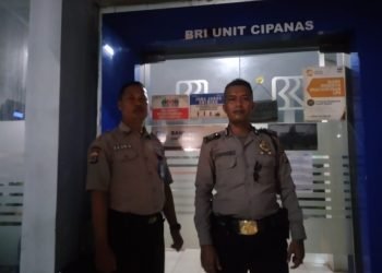 Cegah Kriminalitas dan gangguan kamtibmas, Polsek Cipanas Polres Lebak Patroli Obyek Vital