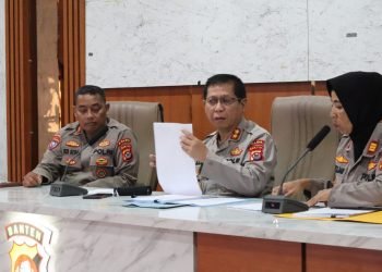Bhabinkamtibmas Polres Serang mengikuti kegiatan Asistensi Petugas Polmas RW