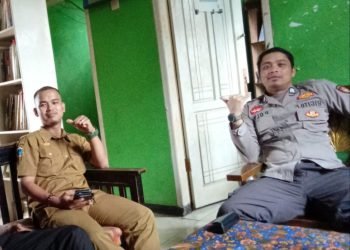 Bhabinkamtibmas Polsek Wanasalam  Polres Lebak Laksanakan Giat Program Quick Wins Presisi POLRI