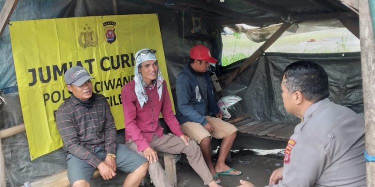 Dengar Langsung Dari Masyarakat,Kapolsek Ciwandan Polres Cilegon Polda Banten Gelar Jum’at Curhat