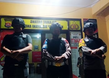 Tingkatkan Kewaspadaan di Bulan Ramadhan Polsek Lebakgedong Polres Lebak Gelar Sispam Mako