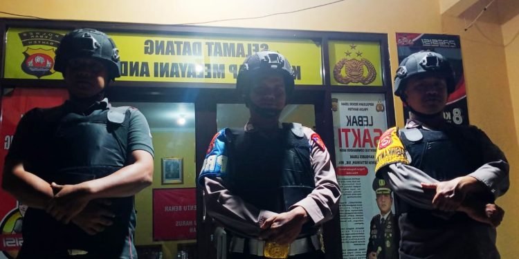 Tingkatkan Kewaspadaan di Bulan Ramadhan Polsek Lebakgedong Polres Lebak Gelar Sispam Mako