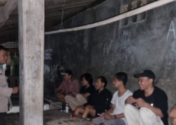 Patroli Malam,Personil Polsek Ciwandan Polres Cilegon Polda Banten Lakukan KRYD