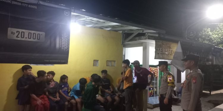 Cegah Tawauran Dan Perang Sarung Anggota Polsek Lebakgedong Polres Lebak Gencar Lakanakan Patroli Malam
