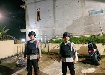 Tingkatkan Kewaspadaan di Bulan Ramadhan Polsek Lebakgedong Polres Lebak Gelar Sispam Mako