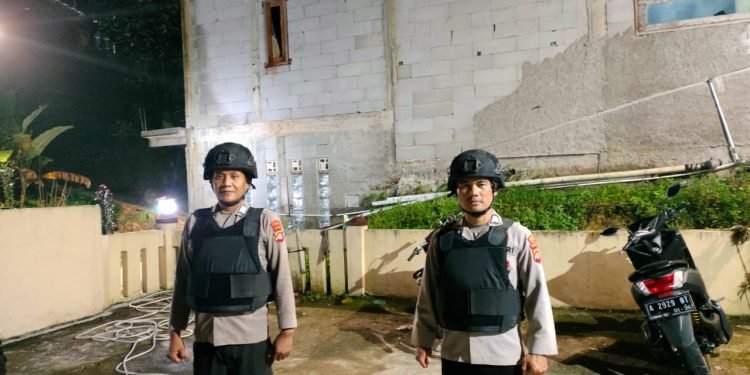 Tingkatkan Kewaspadaan di Bulan Ramadhan Polsek Lebakgedong Polres Lebak Gelar Sispam Mako