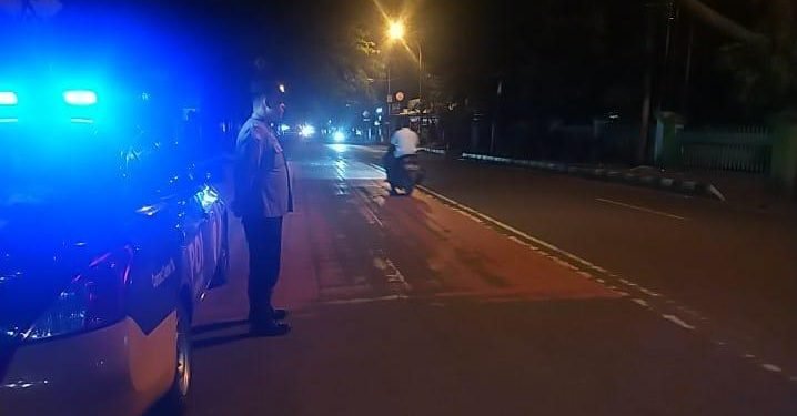 Antisipasi Balapan Liar Anggota Polsek Rangkasbitung Polres Lebak Laksanakan Giat Patroli Mobile