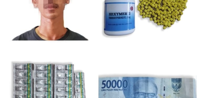 Satresnarkoba Polres Pandeglang Berhasil Tangkap Pelaku Pengedar Obat Terlarang