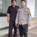 Ciptkan Rasa aman Bhabinkamtibmas sambang Satpam dan Berikan himbauan kamtibmas