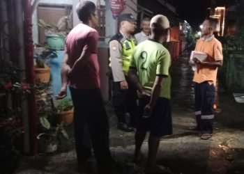 Antisipasi 3C (Curat, Curas, Curanmor), Gank Motor, perang sahur menjelang sahur dan gangguan Kriminalitas lainnya, Polsek Anyar Polres Cilegon Polda Banten laksanakan Patroli Mobile Blue Light dan Dialogis di kewilayahan