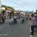 JAGA KAMTIBMAS, BHABINKAMTIBMAS POLSEK CIPANAS, POLRES LEBAK LAKSANAKAN STRONG POINT MENJELANG BUKA PUASA, CEGAH LAKA LANTAS