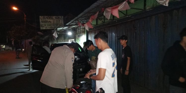Antisipasi Perang Sarung Anggota Polsek Rangkasbitung Polres Lebak Datangi Remaja Yang Sedang Ngongrong