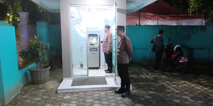 Cegah C3,Polsek Rangkasbitung Polres Lebak Intens Patroli Ke Seputaran Perbankan