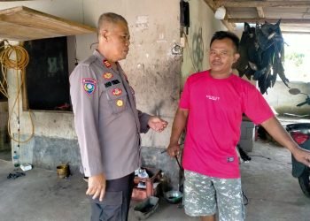 Menjaga Kamtibmas, Kapolsek Cilograng Polres Lebak Laksanakan Sambang Ke Pengusaha Bengkel