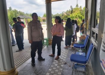 Antisipasi Lonjakan Pengunjung Liburan Hari Raya Idul Fitri 1444 H, Personel Polsek Mancak Polres Cilegon Polda Banten Pantau Lokasi Tempat Wisata