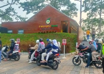 Masa Liburan Hari Raya Idul Fitri 1444 H, Jajaran Personel Polsek Mancak Polres Cilegon Polda Banten Sambangi D’Mangku Farm