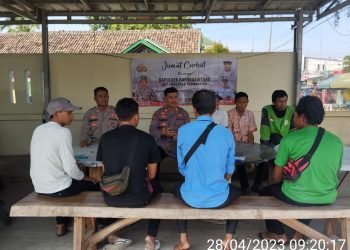 Pasca Lebaran Kapolsek Rangkasbitung Polres Lebak Ajak Warga Kongsen Jaga Kamtibmas di “Jumat Curhat”