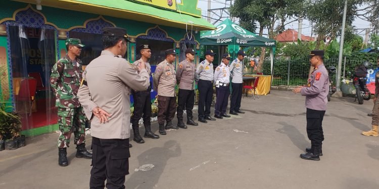 Kaposyan Stasiun Pimpin Apel Bersama Personil Polsek Rangkasbitung Polres Lebak