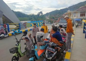 Antisipasi Gangguan Kamtibmas Polsek Lebakgedong Polres Lebak Laksanakan Patroli Menjelang Berbuka Puasa