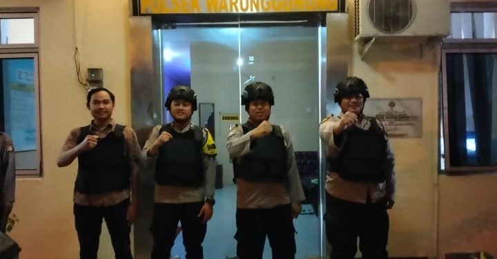 Protap Piket Polsek warunggunung Polres Lebak  Laksanakan Pengamanan Siaga Mako
