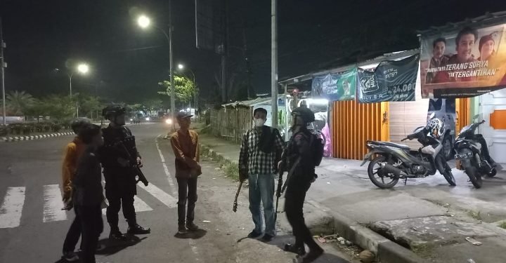 Jaga Kamtibmas, Sat Brimob Banten Terus Melaksanakan Patroli Malam Selama Bulan Ramadhan